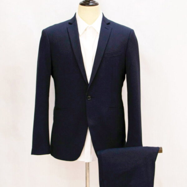 חליפה כחולה כהה SUPER SLIM דגם 46