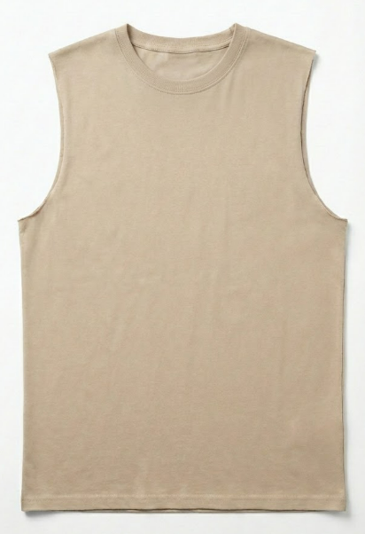 גופיה פתח רחב מוקה